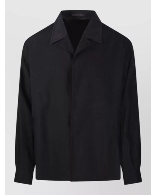 Our Legacy Blue Linen Blazer for men