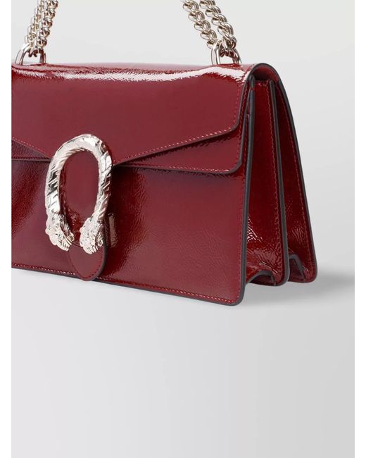 Gucci Red Dionysus Medium Leather Shoulder Bag