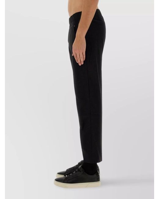 Boss Black Cropped Trousers for men