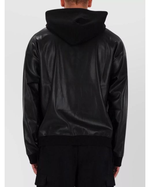 Versace Jeans Couture Black Cotton Hoodie for men