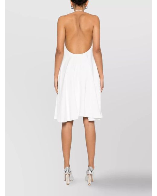 Loewe White Halterneck Midi Dress