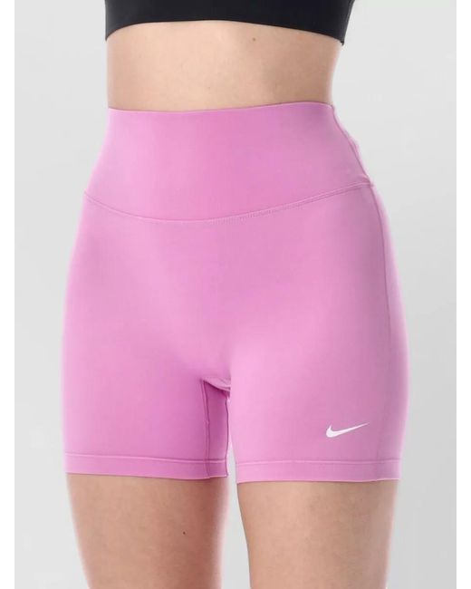Nike Pink High-Rise Biker Shorts