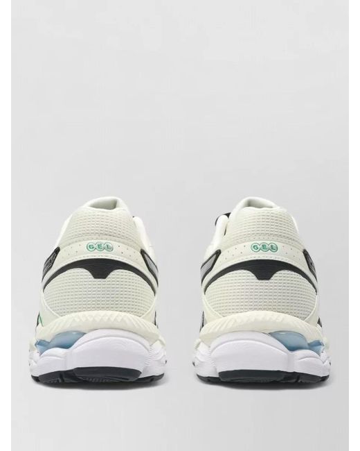 Asics Metallic Mesh Silk Nylon Low Top Sneakers