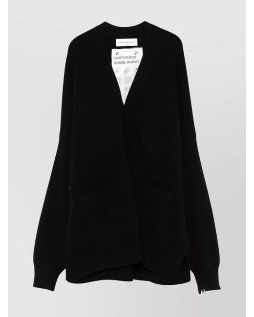 Extreme Cashmere Black Tokyo Cashmere Cardigan Featuring Button Detailing