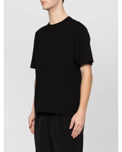 Canada Goose Black Cotton Logo T Shirt Round Neck for men