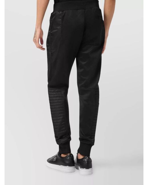 Philipp Plein Black Track Pants for men