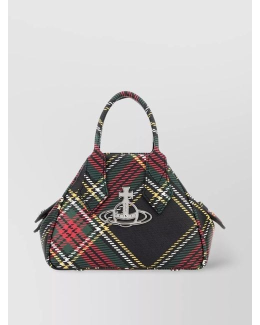 Vivienne Westwood Brown Yasmine Mini Printed Shoulder Bag