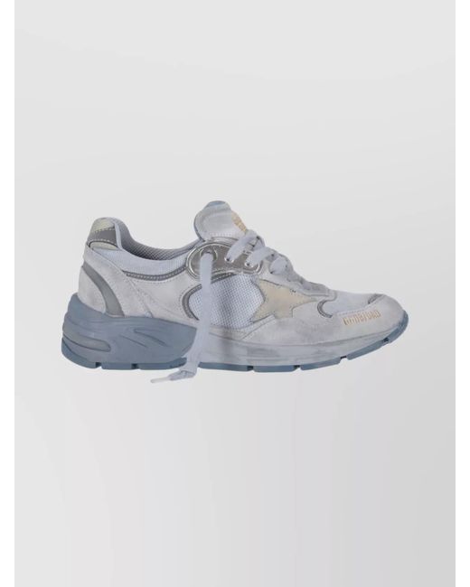 Golden Goose Deluxe Brand Gray Leather Low-Top Sneakers