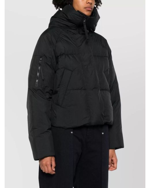 Canada Goose Black Hooded Long Sleeve Puffer Jacket