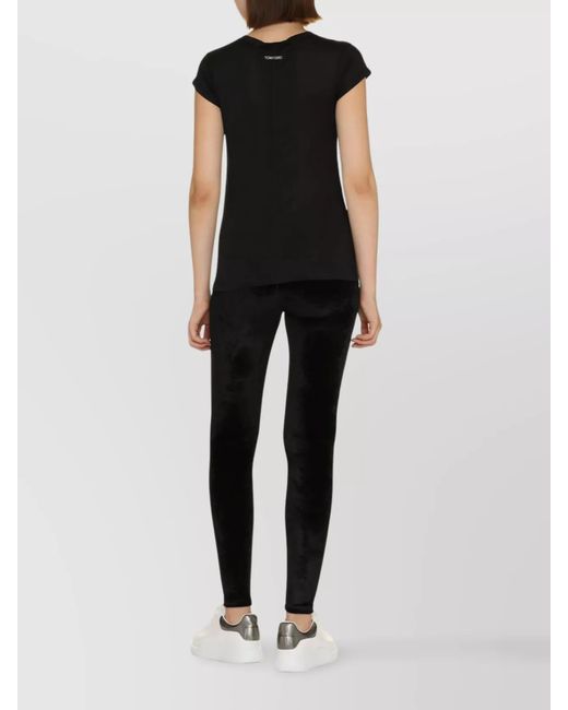 Tom Ford Black Silk T-Shirt