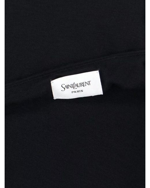 Saint Laurent Blue Crew Neck Dress Knotted Detail Maxi