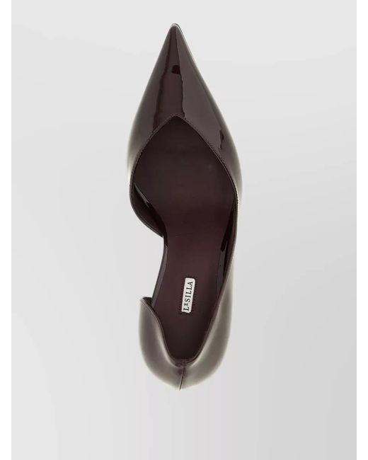 Le Silla Multicolor Patent Leather Asymmetric Stiletto Pumps