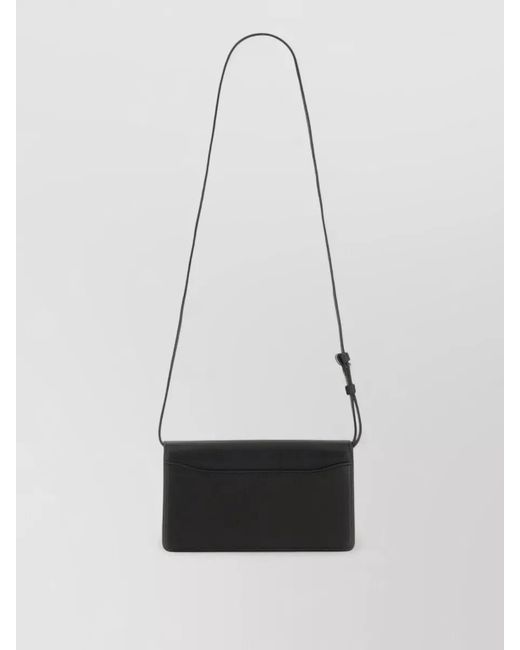 Fiorucci White Melted Shoulder Bag Scalloped Edge Detail