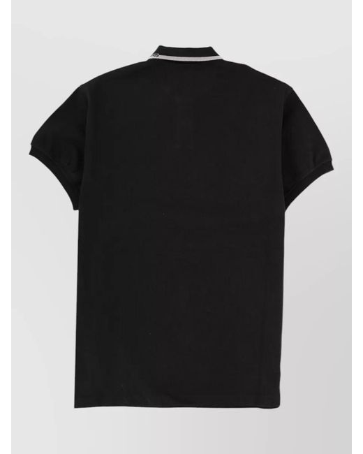 Alexander Wang Black Cotton Oversized Polo Mini Dress