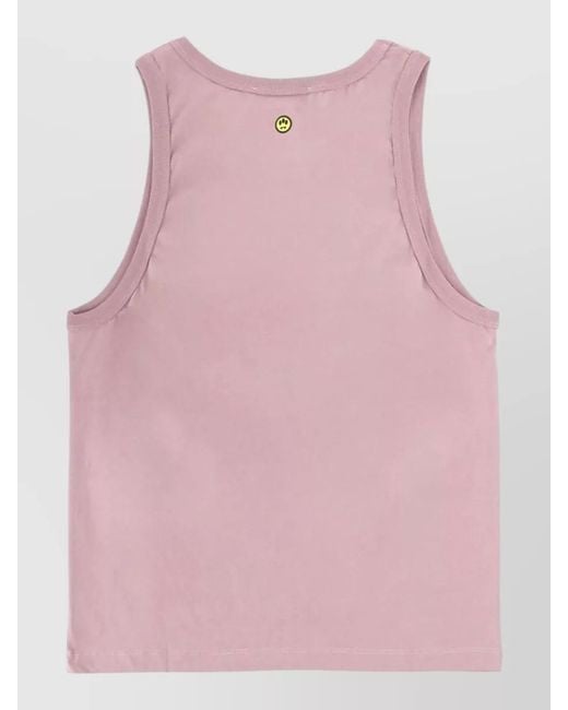 Barrow Pink Cotton Tank Top