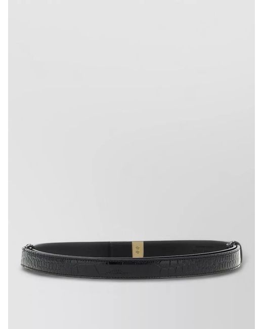 Tom Ford White Leather Belt