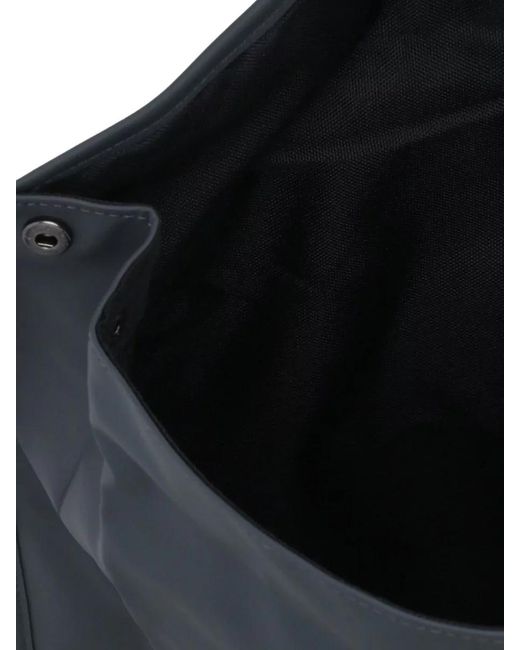 Rains Gray Waterproof Backpack Front Pocket Top Handle for men