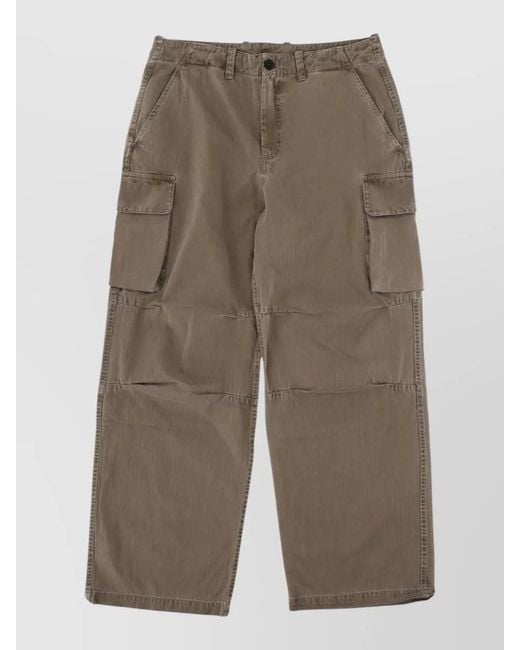 Our Legacy Multicolor Regular Mid Rise Cargo Shorts Belt Loops for men