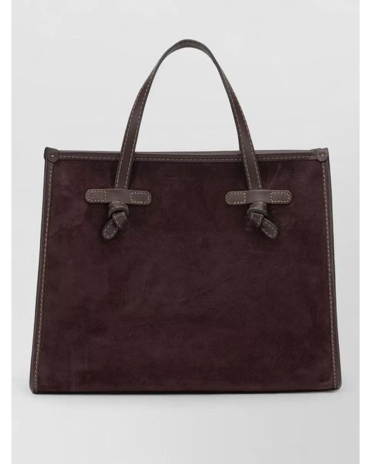 Gianni Chiarini Brown Leather Tote Bag