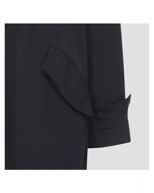 AMI Blue Padded Hooded Parka Jacket for men