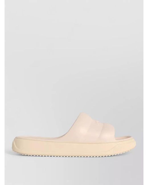 Moncler Natural Leather Slides