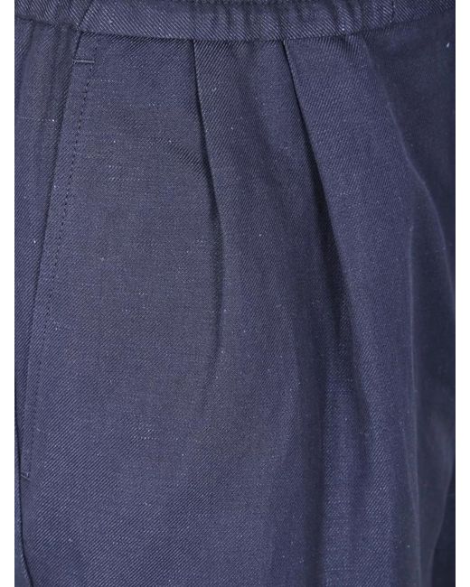 Incotex Blue Regular-Fit Tailored Shorts for men