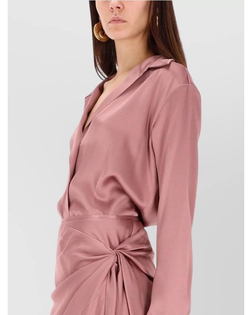 Dries Van Noten Pink Celinta Blouse