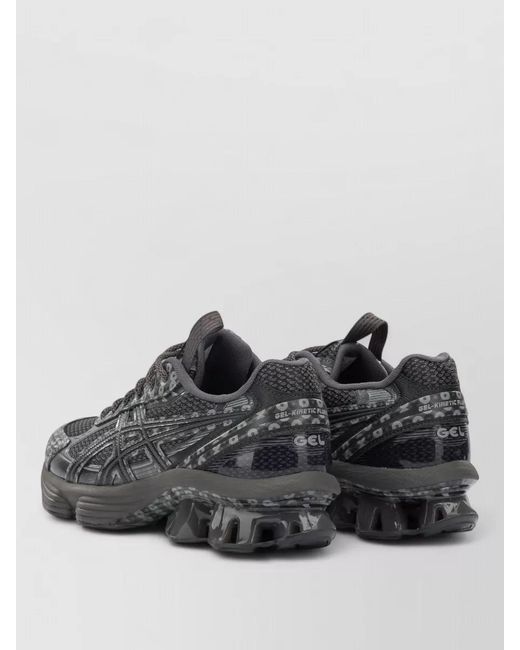 Asics Gray Gel Kinetic Fluent Mesh Low Sneakers for men