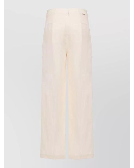 Woolrich White Wide-Leg Trousers
