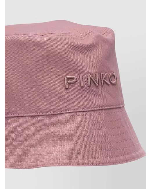 Pinko Pink Cotton Bucket Hat