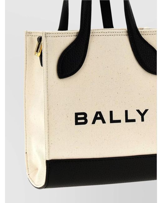 Bally Natural Lock Me Tote Bag