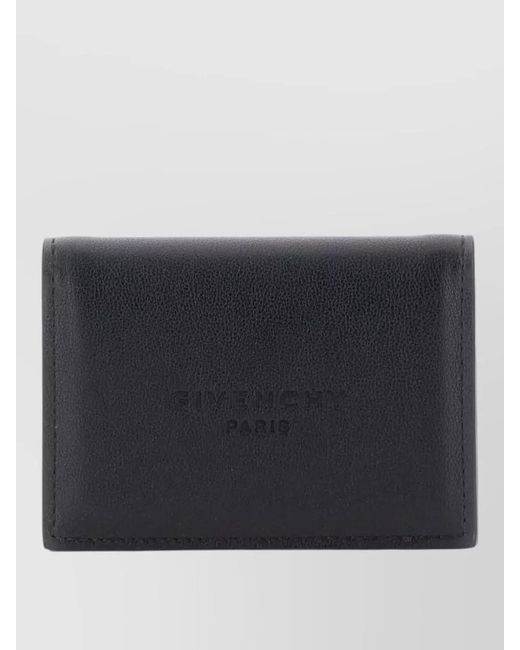 Givenchy Blue Leather Card Holder for men
