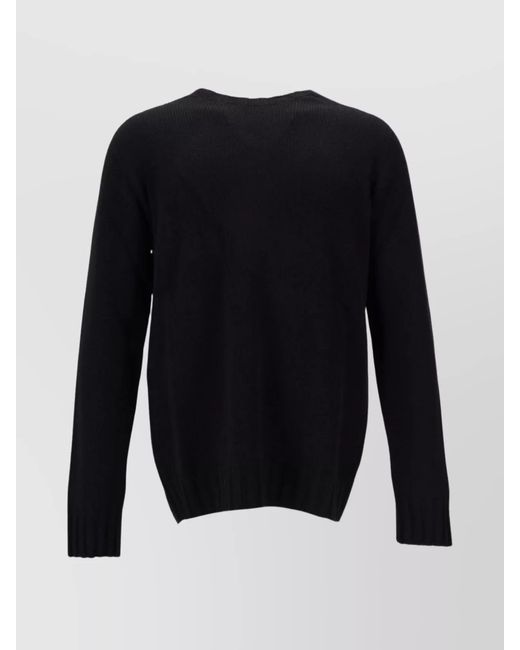 LA ROSE Blue H-Neck Jumper for men