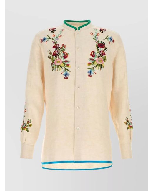 Valentino Garavani Natural Linen Shirt for men