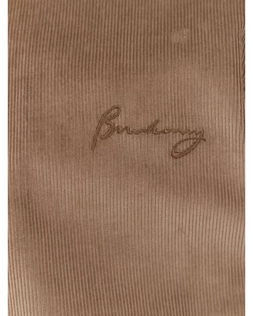 Burberry Brown Corduroy Shirt Jacket for men