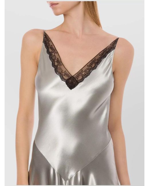 Alberta Ferretti White Viscose Maxi Dress