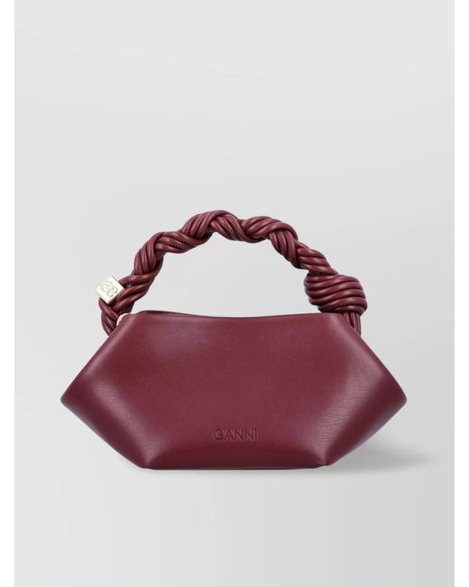 Ganni Purple Bou Bag Mini