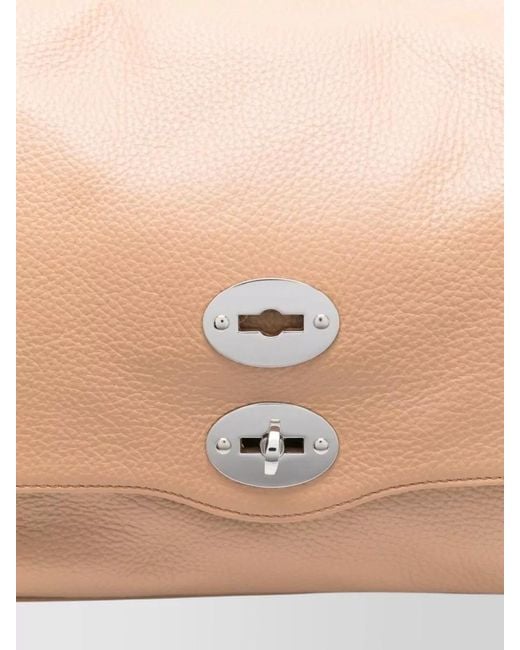 Zanellato Natural Postina Daily Medium Leather Tote Bag