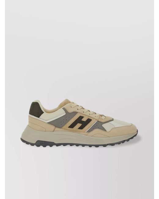 Hogan Natural Leather Low-Top Sneakers for men