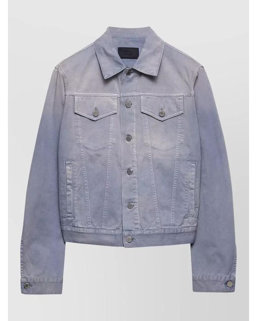 Prada Blue Lightweight Jacket for men