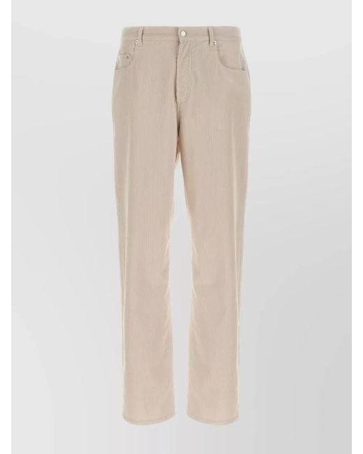 A.P.C. Natural Cotton Straight-Leg Trousers for men