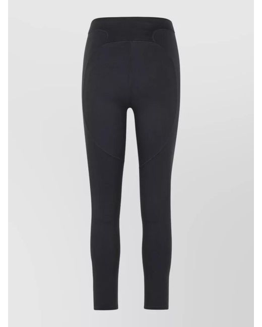 Adidas By Stella McCartney Blue High-Rise Panelled 7/8 Leggings