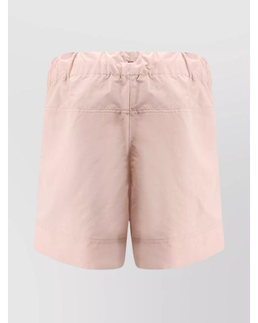Moncler Pink Nylon Knee-Length Shorts