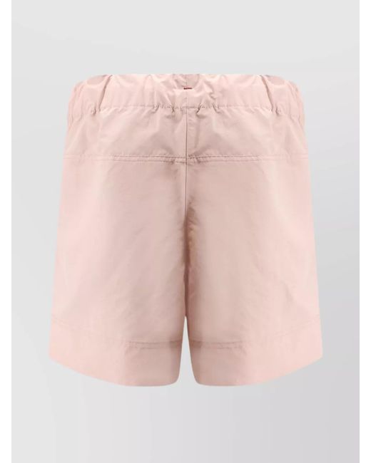 Moncler Pink Nylon Knee-Length Shorts