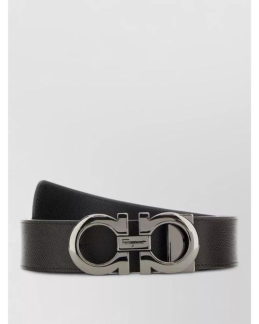 Ferragamo Multicolor Leather Reversible Belt for men