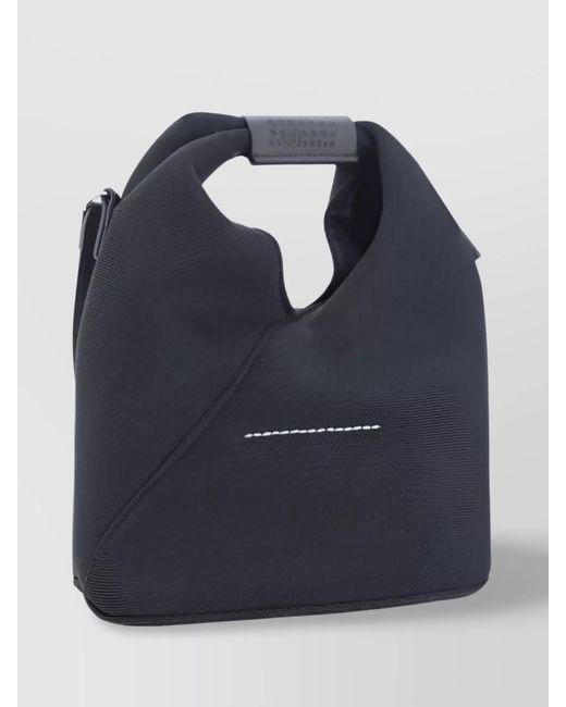 MM6 by Maison Margiela Blue Japanese Mesh Shoulder Bag