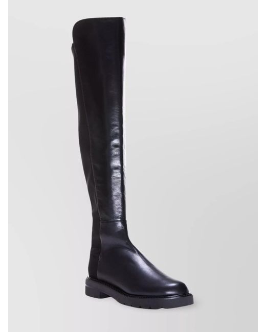Stuart Weitzman Blue Leather Boots