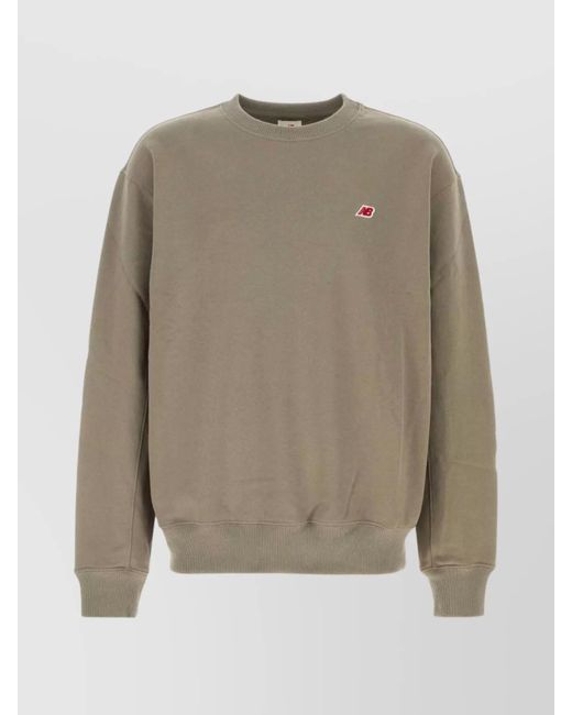 New Balance Natural Cotton Sweatshirt for men