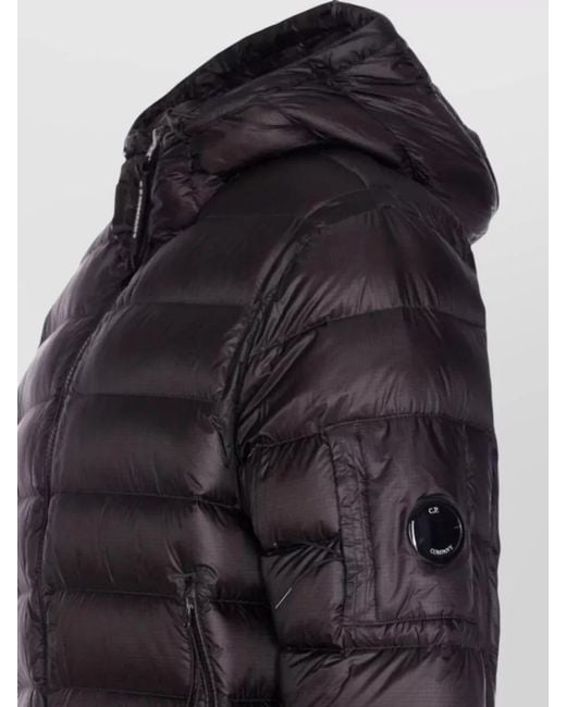 C P Company Blue Hooded Goggle Down Jacket Casual Style for men