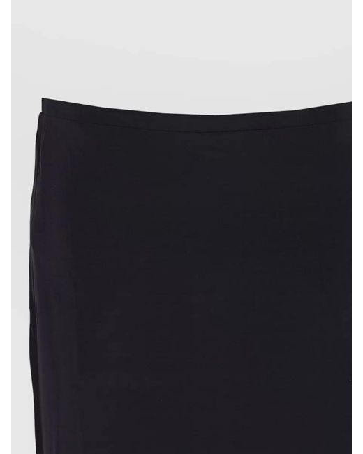 Jean Paul Gaultier Blue High-Rise Long Viscose Skirt